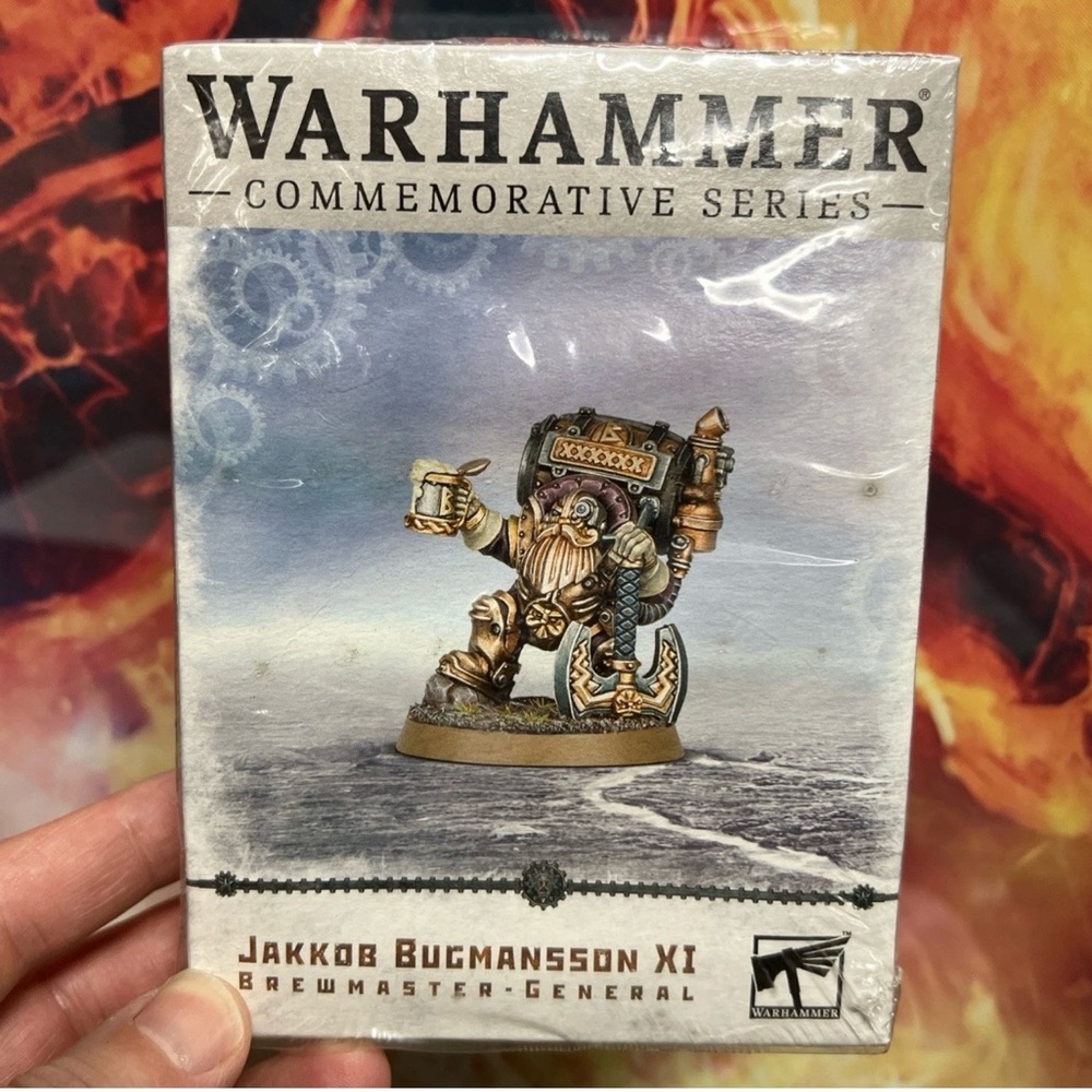 Warhammer Age of Sigmar Jakab Bugmansson XI Brewmaster-General Miniature